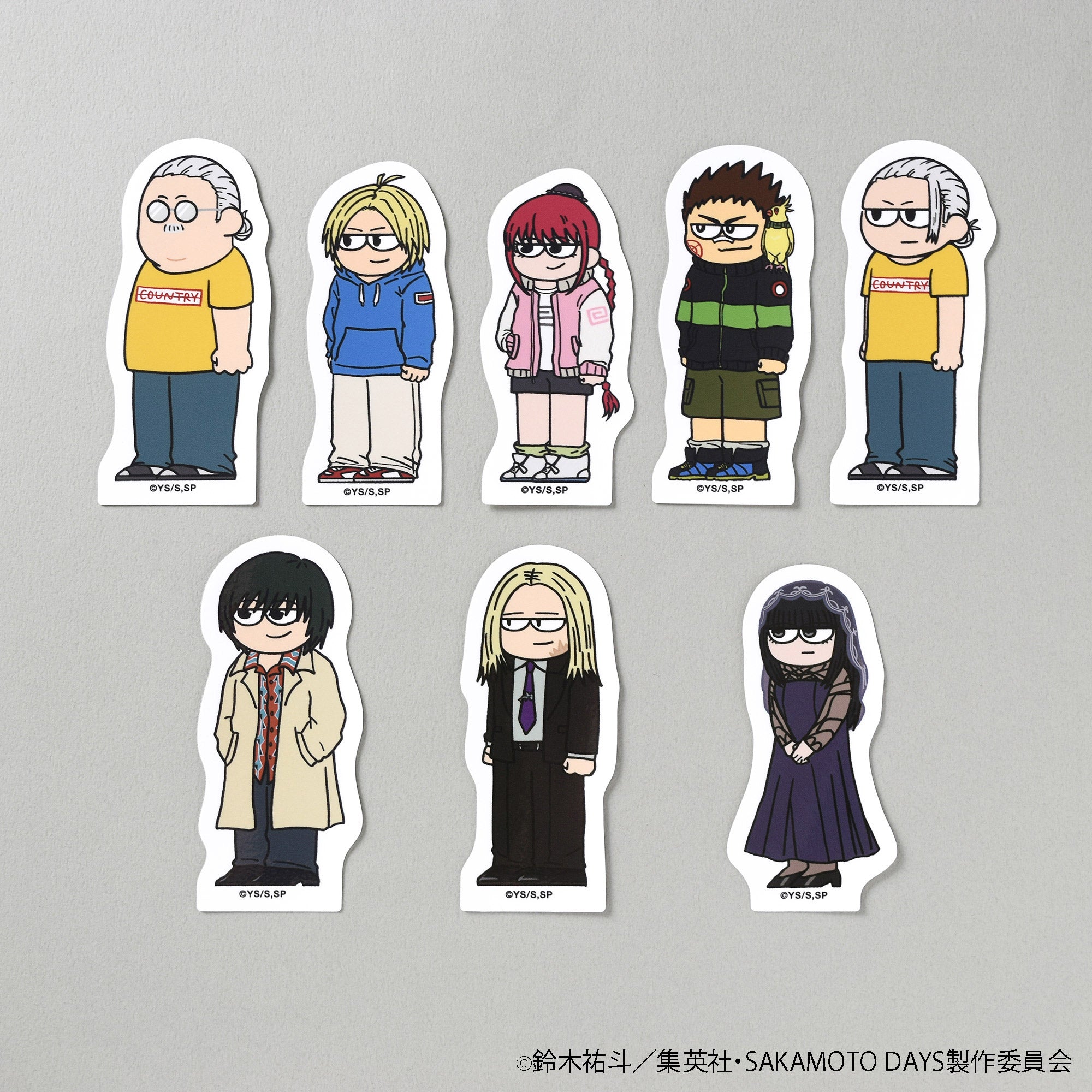 【ご予約5/14正午まで】SAKAMOTO DAYS ジロリ ダイカットステッカー (坂本太郎) <7月下旬~8月上旬発送予定>