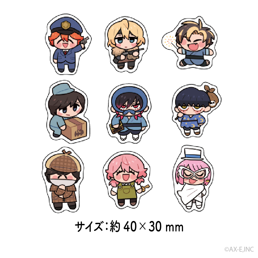 AXIZ 2024AW_フレークステッカー