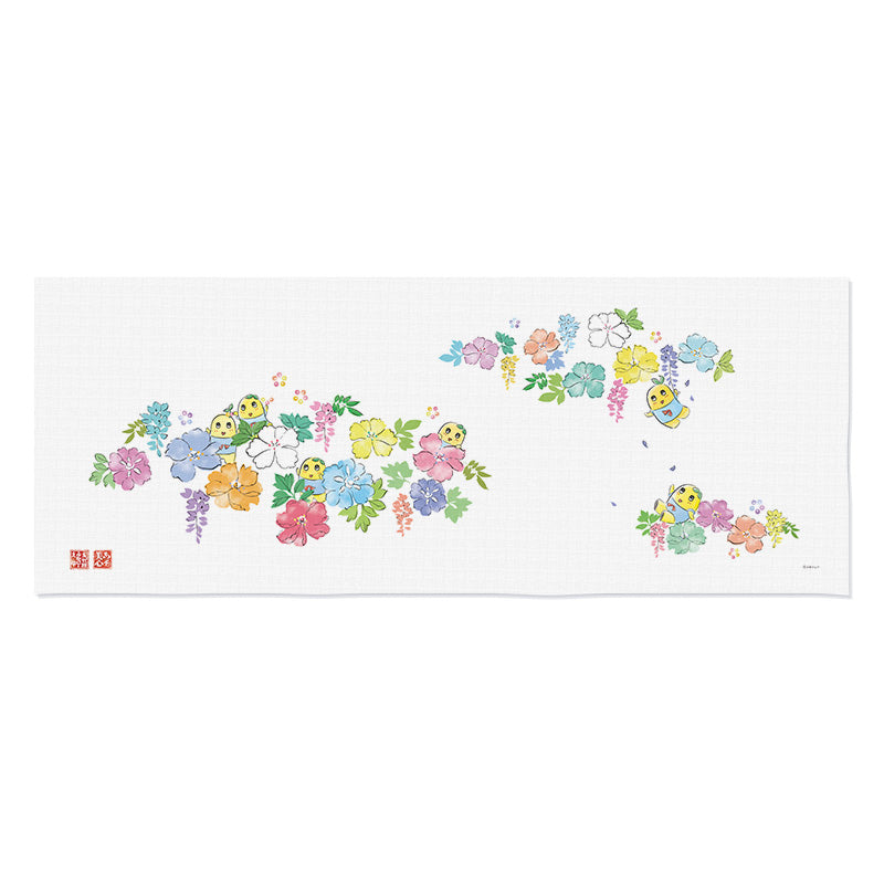 PochiMart】ふなっしーLAND ふなっしーガーゼタオル