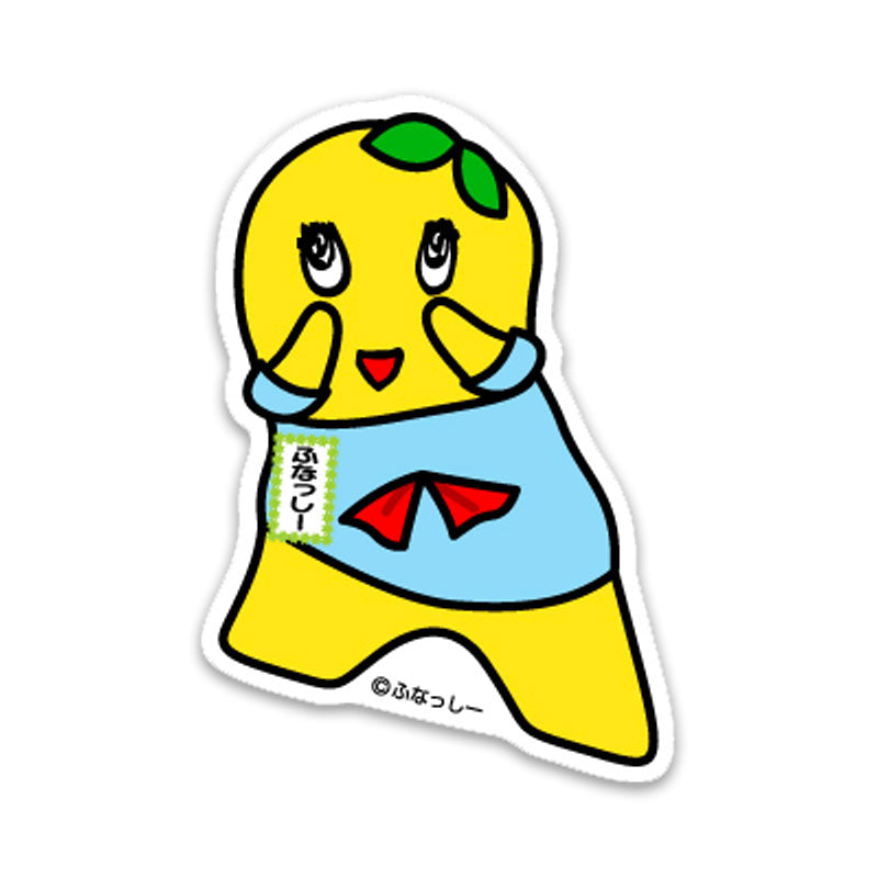 PochiMart】ふなっしービニールステッカー（マンボウ)