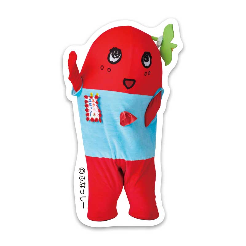 ブッシャアビニールステッカー(ガッツポーズ)