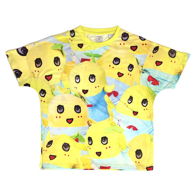 PochiMart】ふなっしーLAND ふなっしーだらけTシャツ