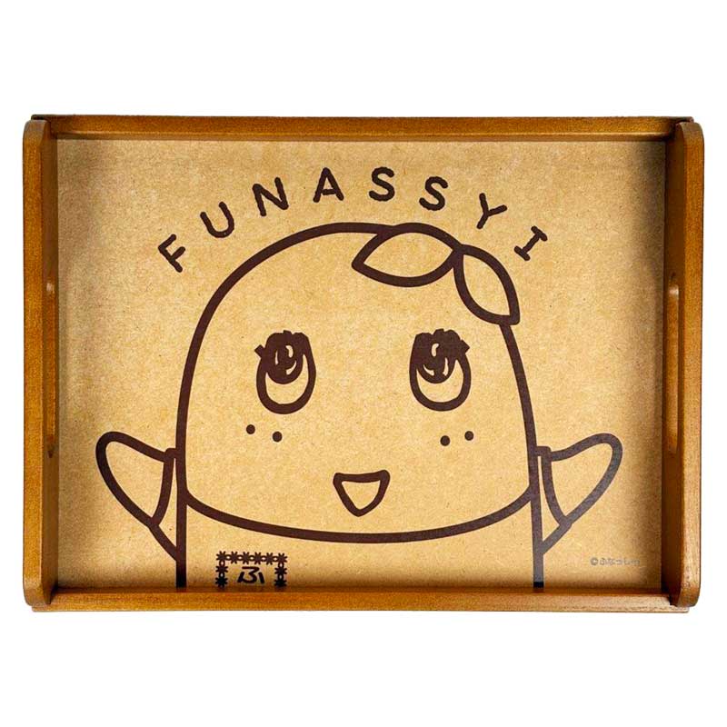 ふなっしーLAND ふなっしーウッドトレイ(かおがドン)