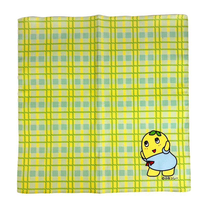 ふなっしーLAND ふなっしーフナチェックハンカチ(プリケツ)