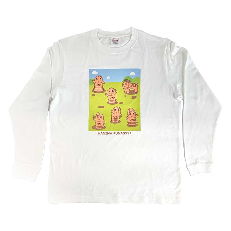PochiMart】ふなっしーLAND ふなっしーはにわロングスリーブTシャツ