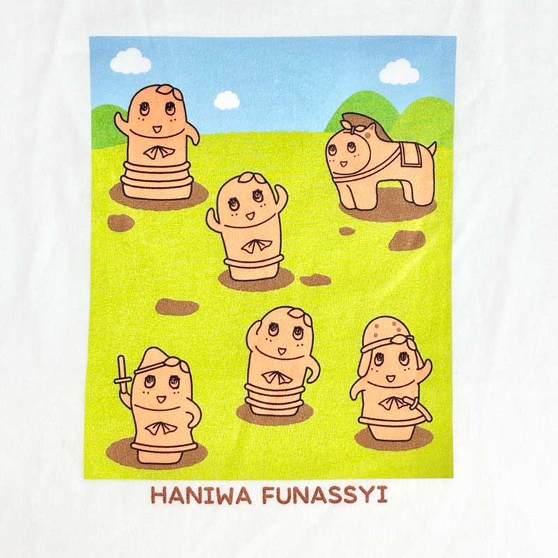 ふなっしーLAND ふなっしーはにわロングスリーブTシャツ