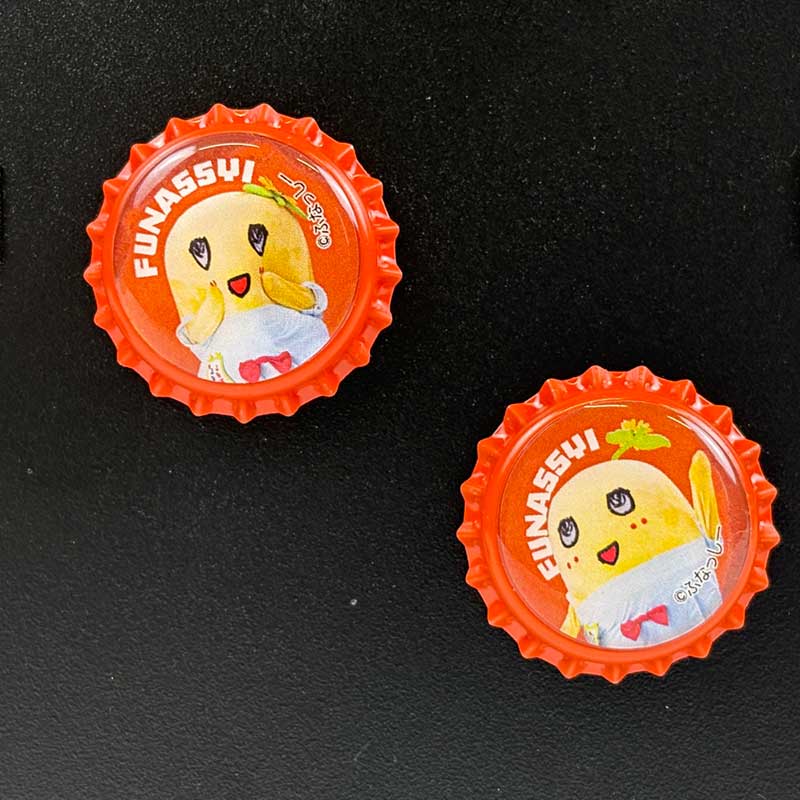 ふなっしーLAND ふなっしーオレンジ王冠マグネットセット