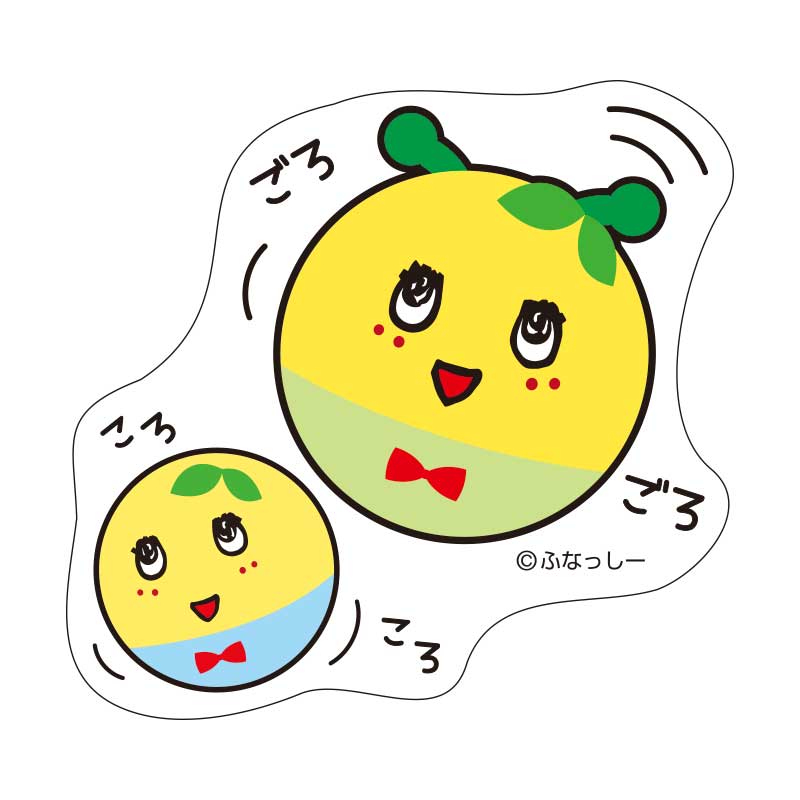 ふなっしーLAND ふなっしーころころごろごろーシールセット