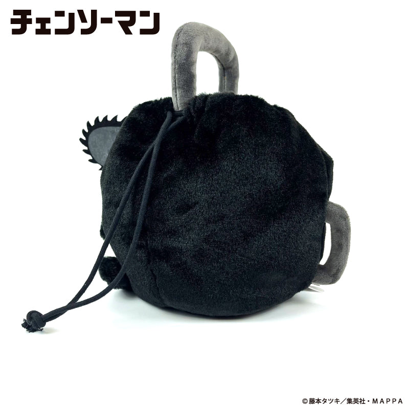【ご予約11/17正午まで】チェンソーマン ブラックポチタ ぬいぐるみ巾着<3月中旬頃発送予定>