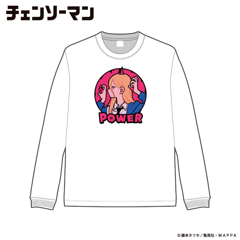 Pochimart】チェンソーマン 美好よしみ コラボ ロングTシャツ パワー