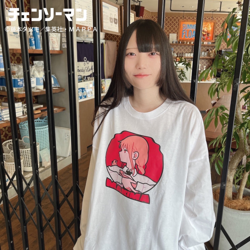 【ご予約12/5正午まで】チェンソーマン 美好よしみ コラボ ロングTシャツ マキマ<1月中旬~下旬頃発送予定>