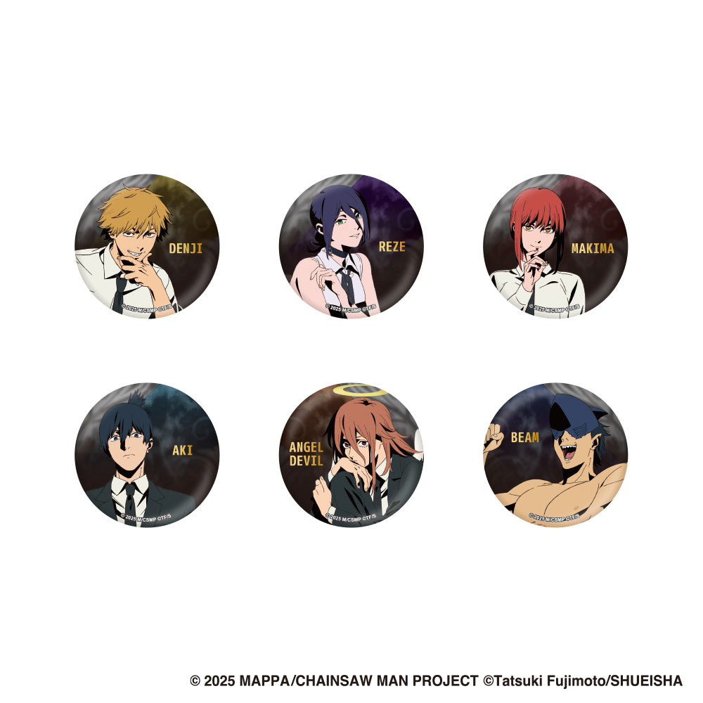 【ご予約1/13正午まで】劇場版チェンソーマンレゼ篇 描き下ろし トレーディング 金箔押し 缶バッジ (全6種)BOX<3月中旬~下旬発送予定>