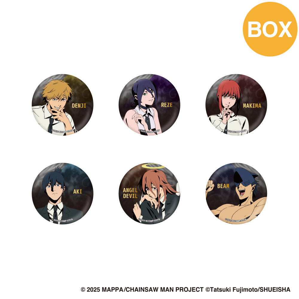 【ご予約10/5正午まで】劇場版チェンソーマン レゼ篇 描き下ろし トレーディング 金箔押し 缶バッジ (全6種) コンプリートBOX <12月中旬発送予定>