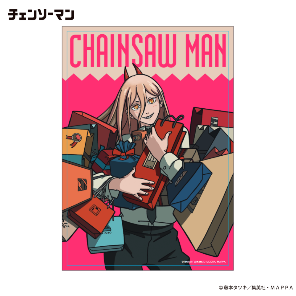 【ご予約11/17正午まで】チェンソーマン 耐候・耐水加工ビッグステッカー (パワーB)<1月中旬頃発送予定>
