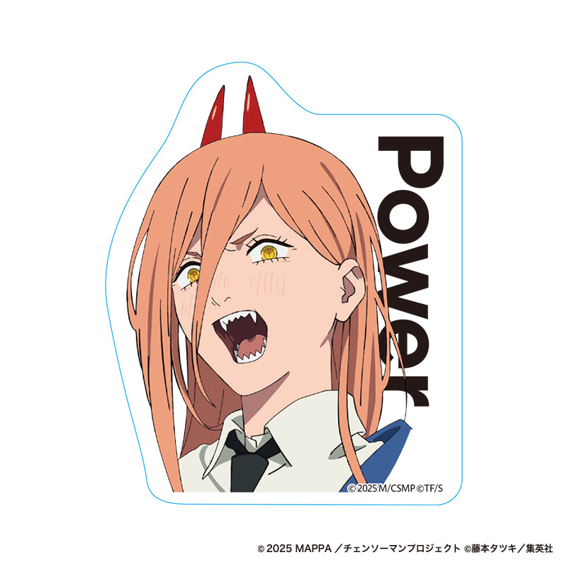 【ご予約8/7正午まで】劇場版チェンソーマン レゼ篇 Facial expression ダイカットステッカー パワー <9月下旬発送予定>