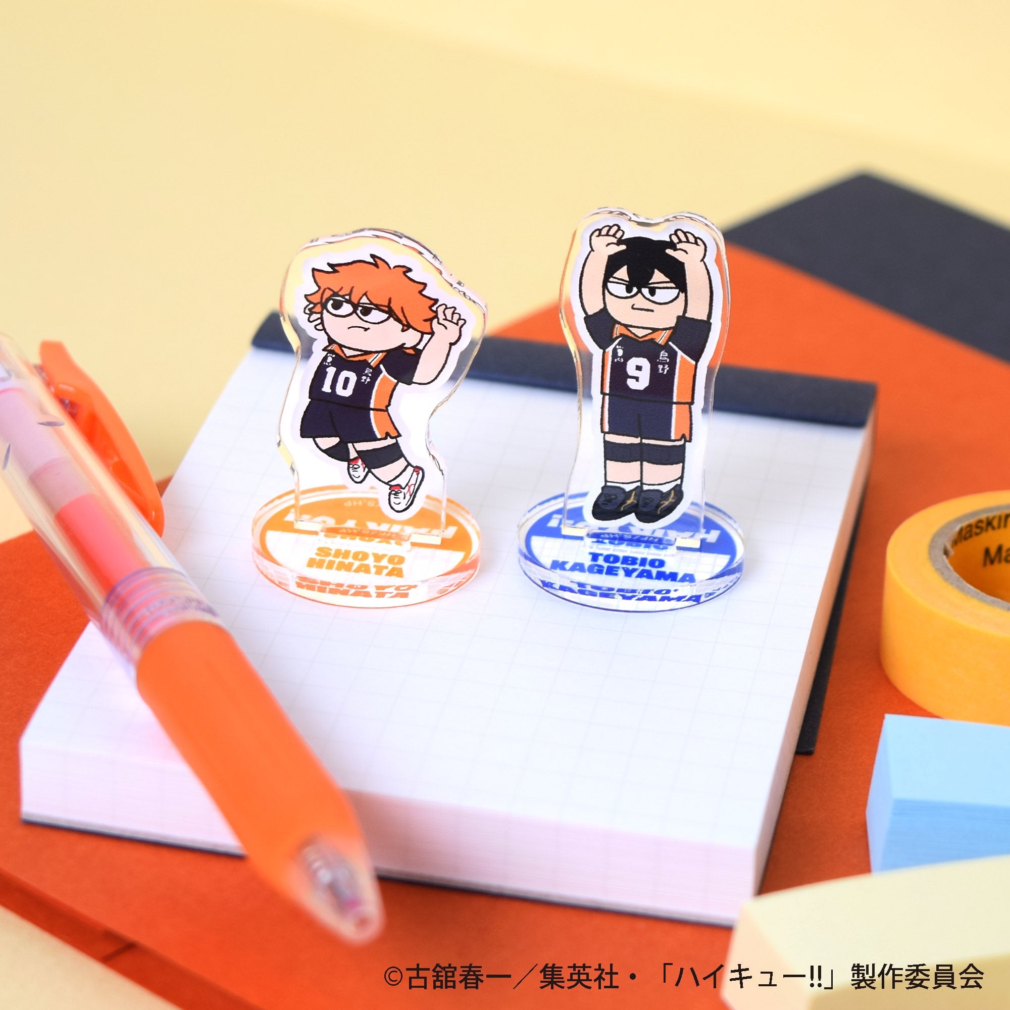 ハイキュー!! ジロリ トレーディングミニアクリルスタンド 試合ver. 烏野高校 (全9種 BOX)
