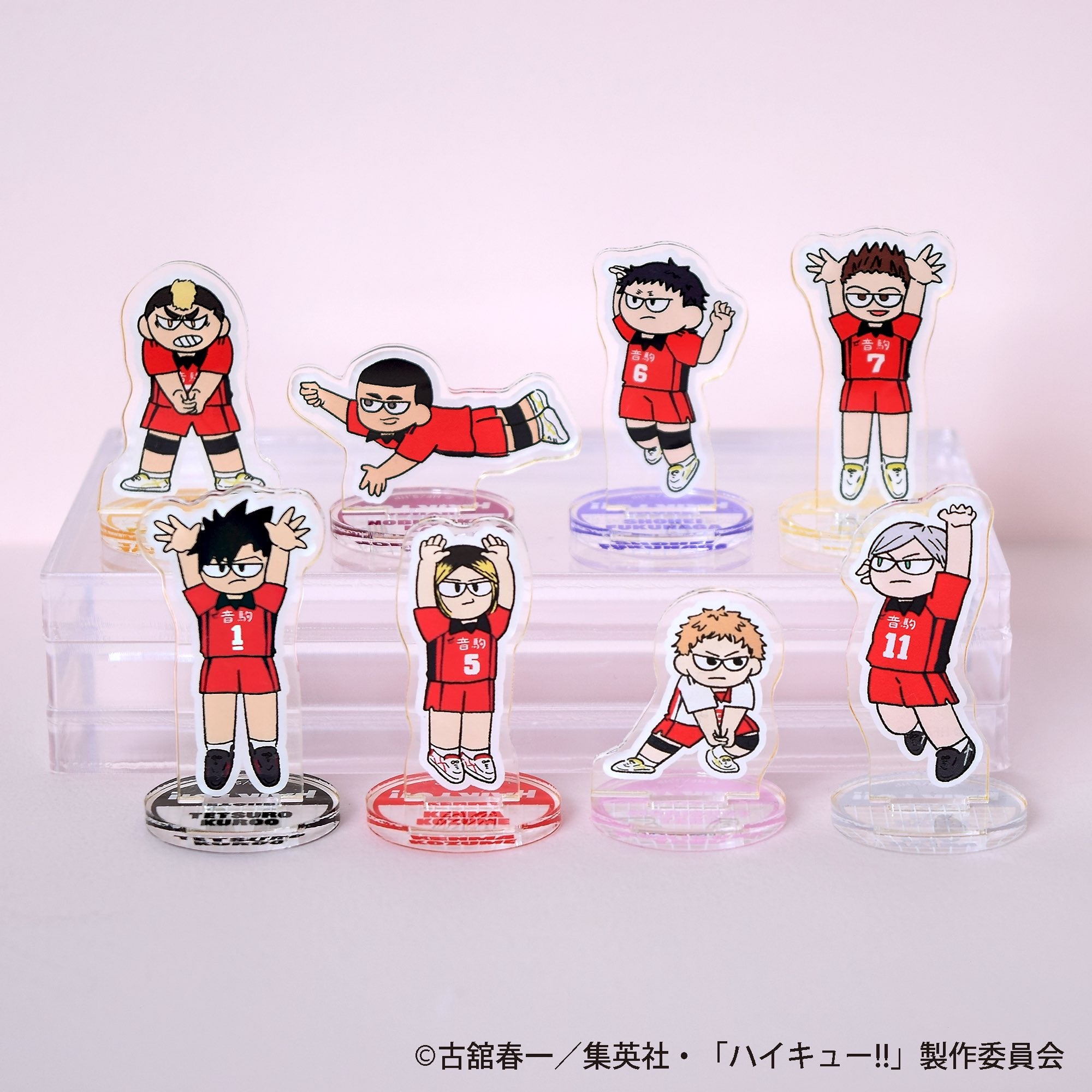 ハイキュー!! ジロリ トレーディングミニアクリルスタンド試合ver. 音駒高校 (全8種 BOX)