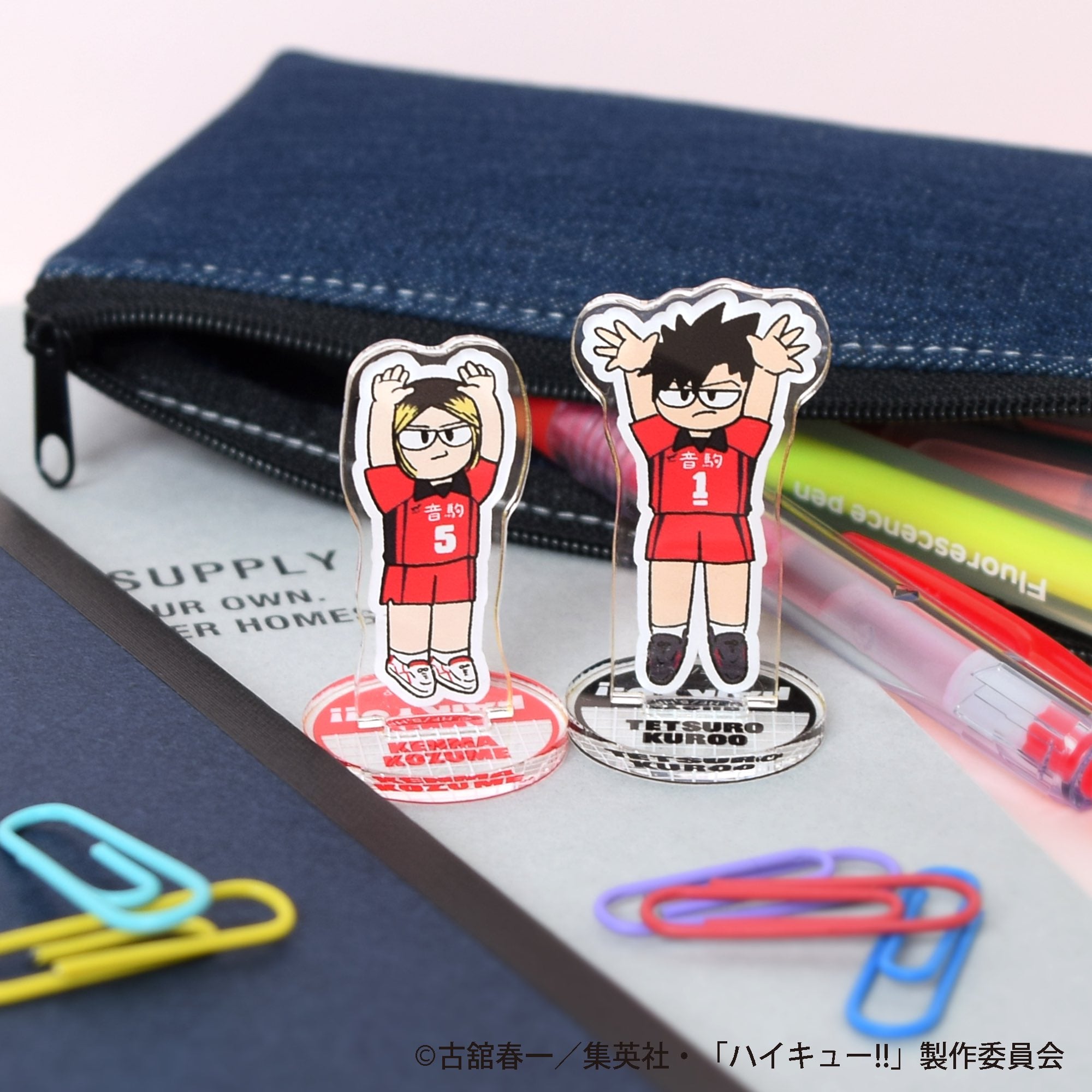 ハイキュー!! ジロリ トレーディングミニアクリルスタンド試合ver. 音駒高校 (全8種 BOX)