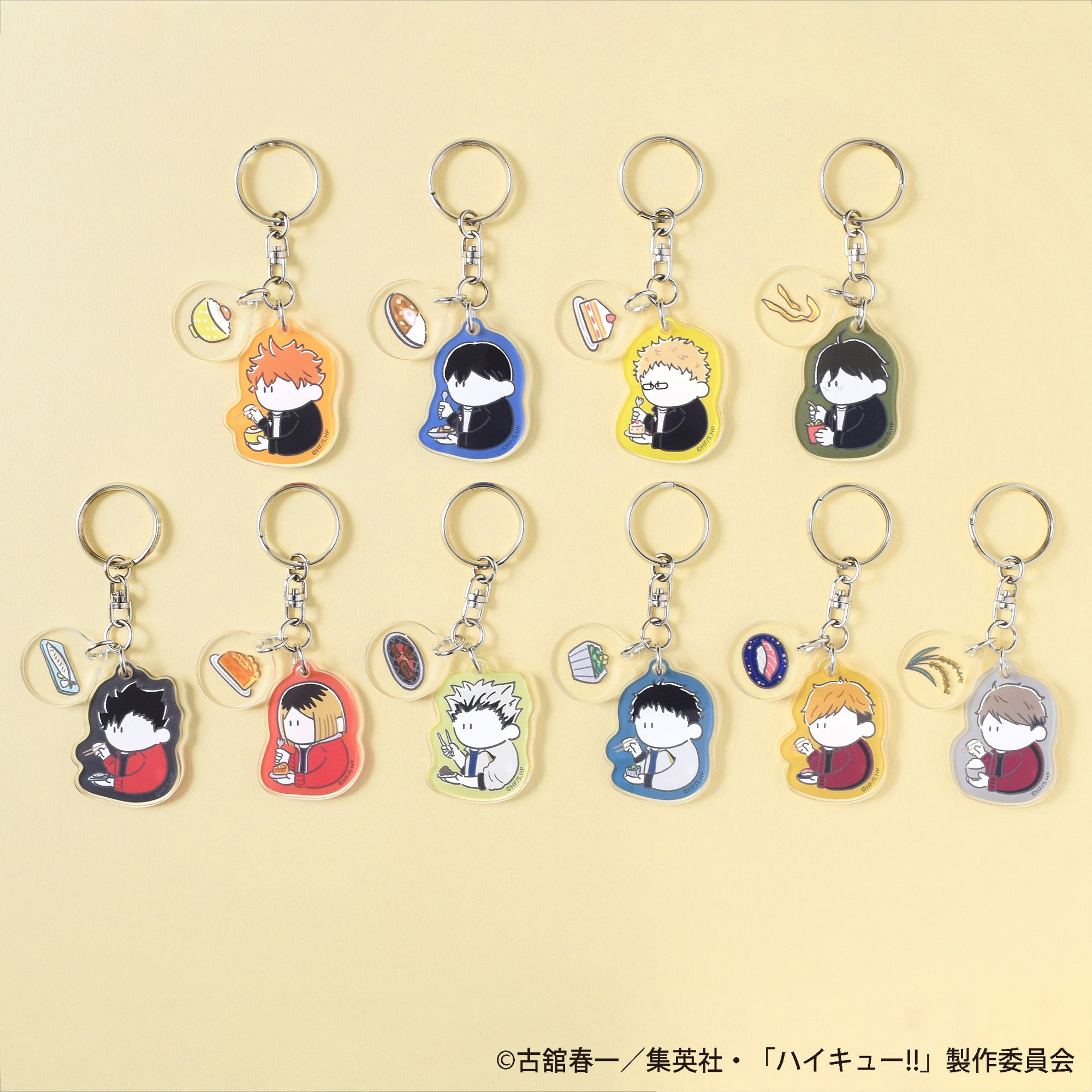 ハイキュー!! トレーディング2連アクリルキーホルダー -いただきますvol.1- (全10種 BOX)