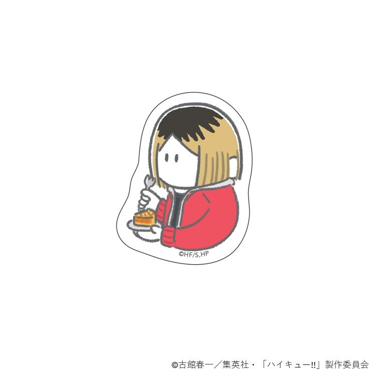 ハイキュー!! ダイカットステッカー -いただきます-(孤爪 研磨)