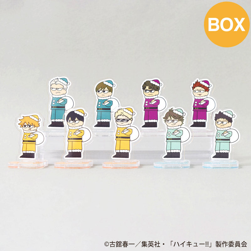 ハイキュー!! ジロリ トレーディング ミニアクリルスタンド -クリスマスver.-A (全9種) コンプリートBOX