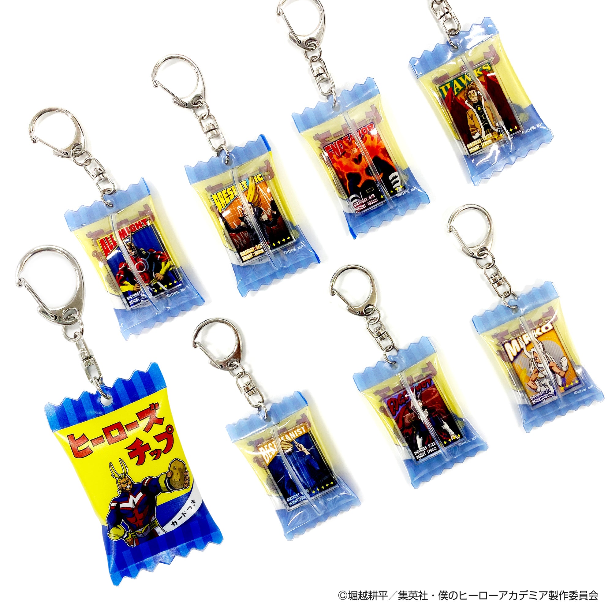 【ご予約8/4正午まで】僕のヒーローアカデミア ヒーローズチップ トレーディング PVCキーホルダー (全7種 BOX)<11月下旬以降発送予定>
