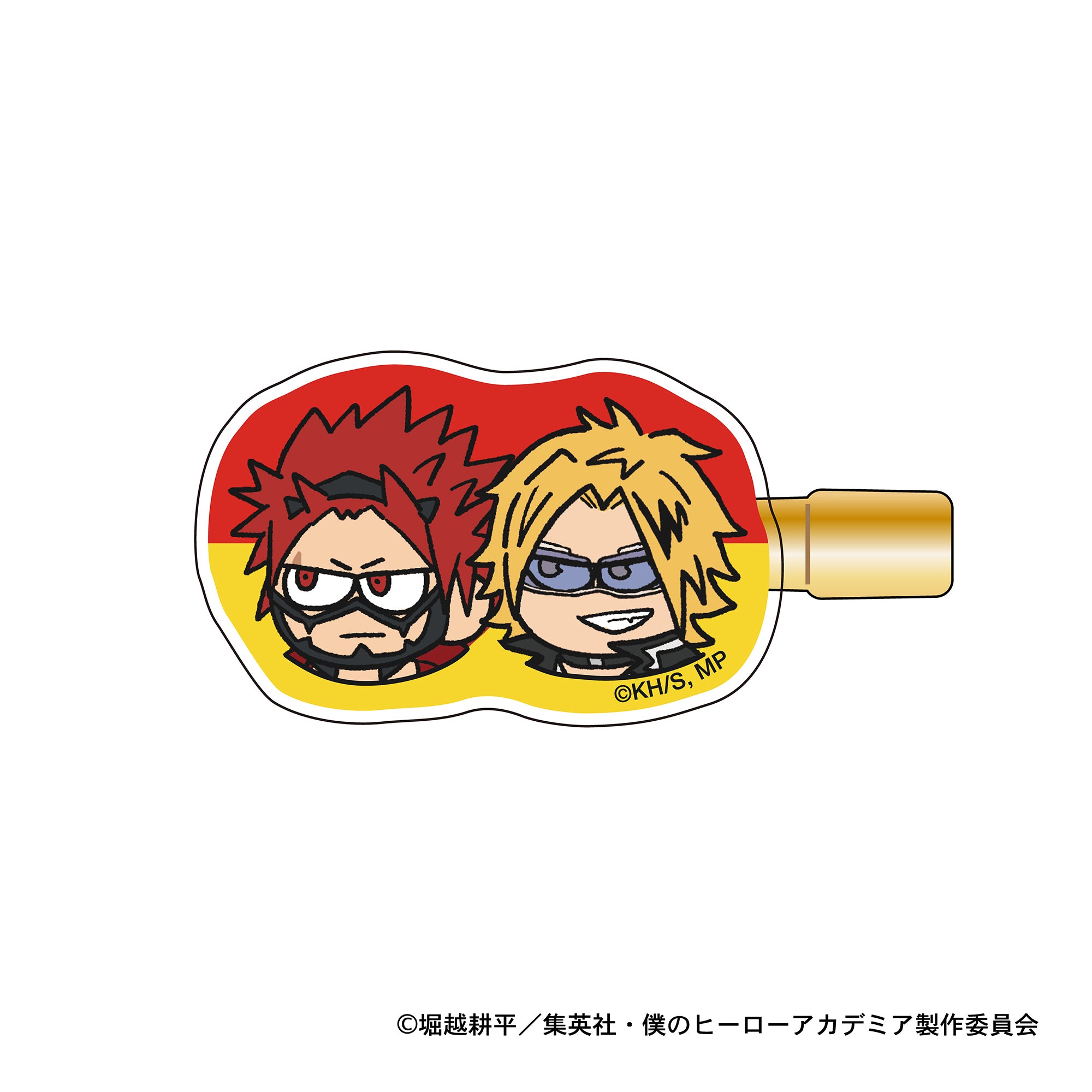 僕のヒーローアカデミア ジロリ ヘアクリップ (切島鋭児郎&上鳴電気)