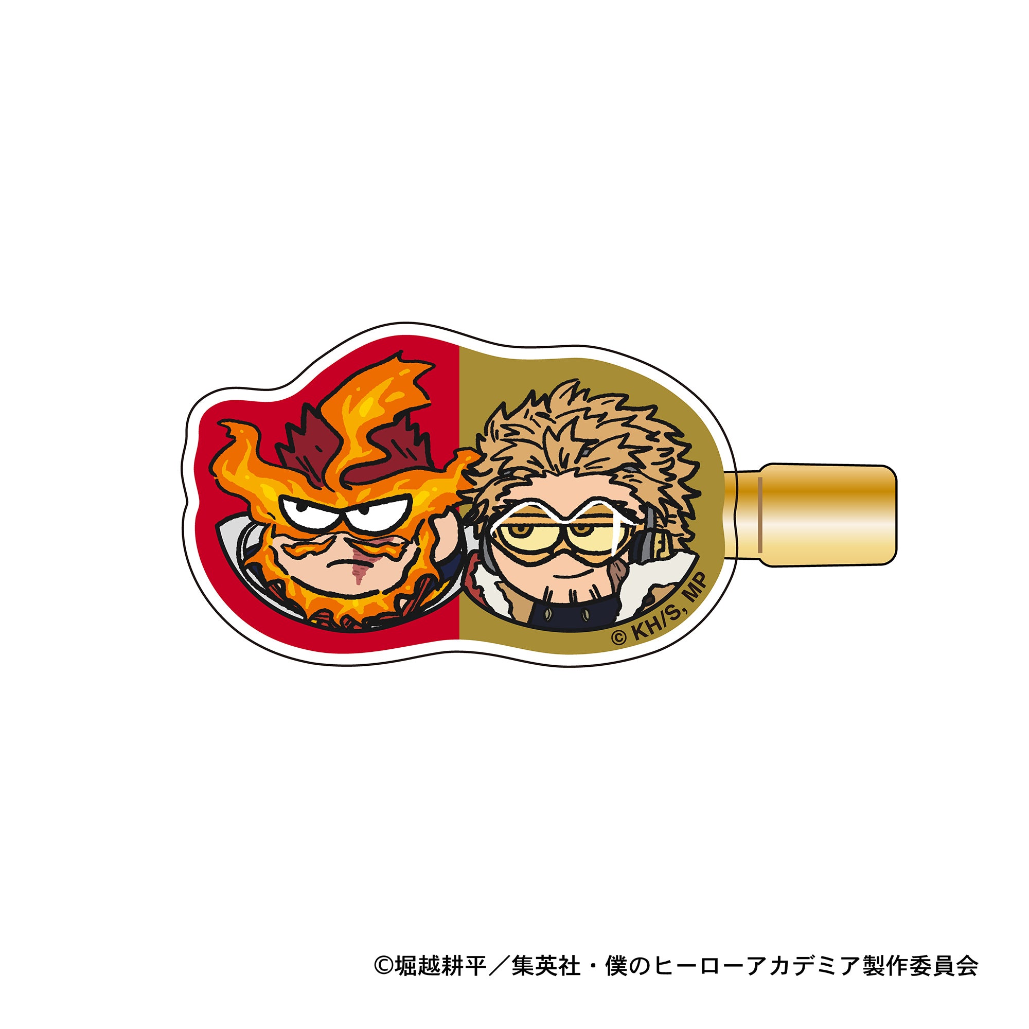 僕のヒーローアカデミア ジロリ ヘアクリップ (エンデヴァー・ホークス)