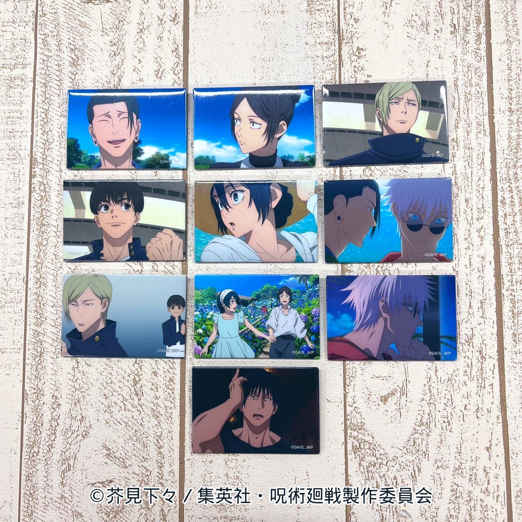 【ご予約6/16正午まで】呪術廻戦限定 TD場面写スクエア缶バッジ ~懐玉・玉折~ B(全10種 単品)<9月上旬頃発送予定>