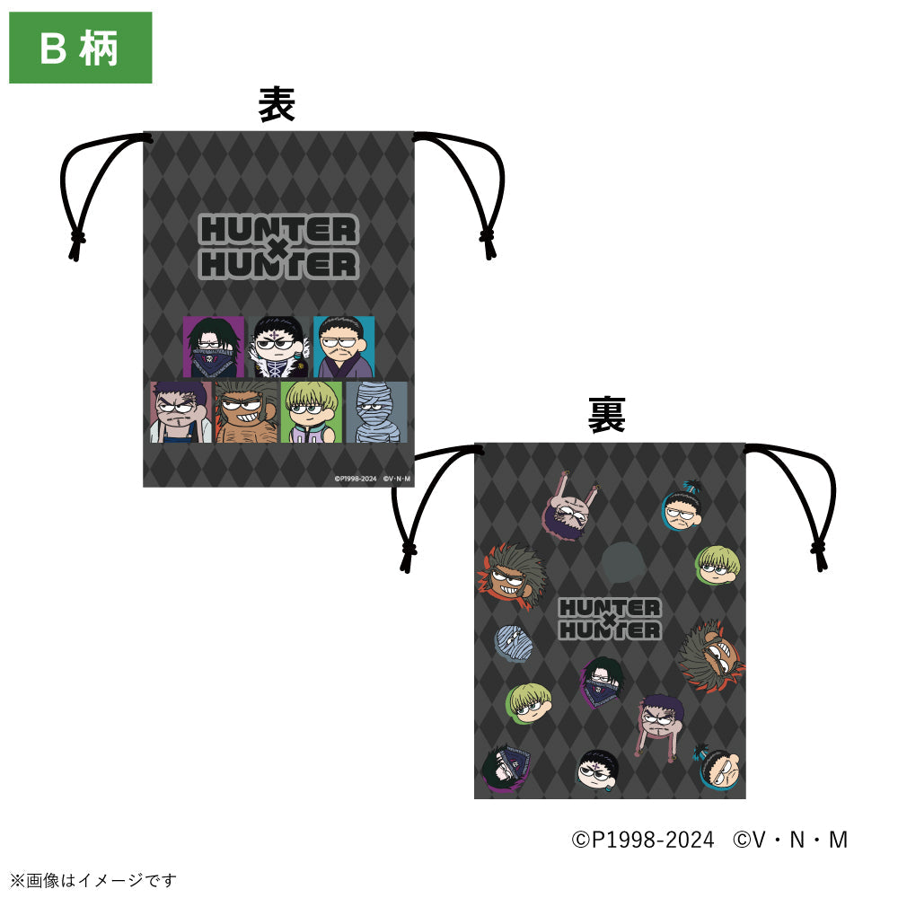 【ご予約5/8正午まで】HUNTER×HUNTER ジロリ プリント巾着B <7月下旬発送予定>