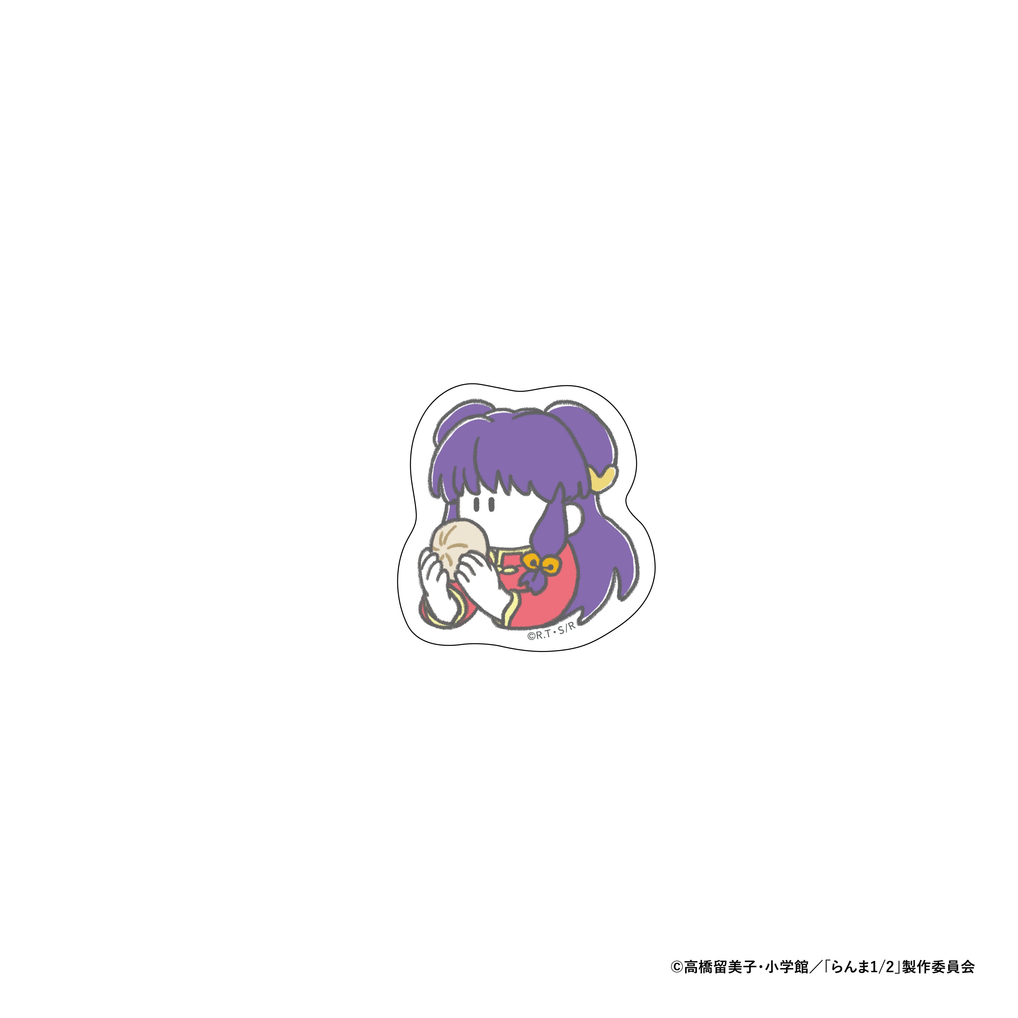 らんま1/2 いただきます ダイカットステッカー シャンプー