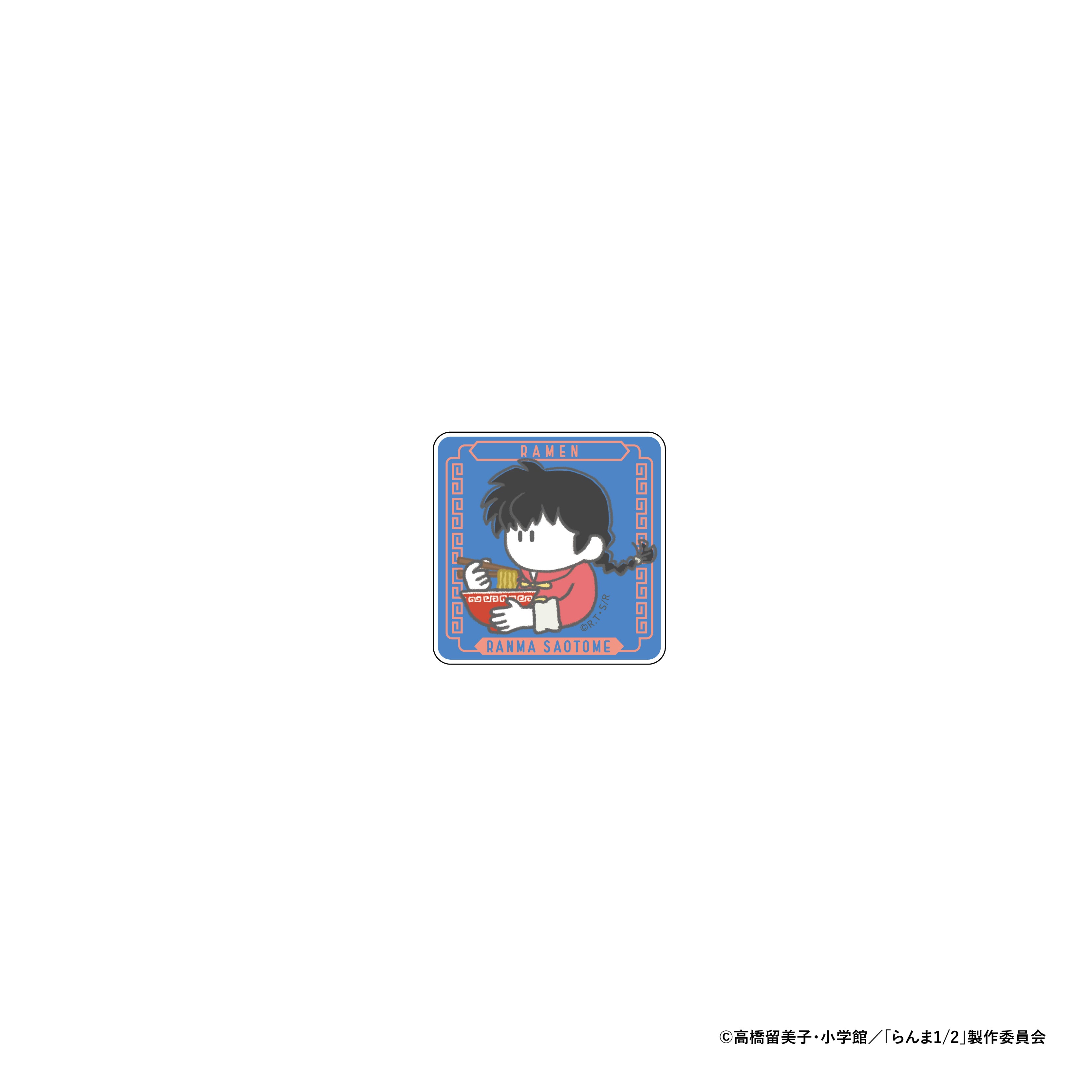 らんま1/2 いただきます アクリルステッカー 早乙女乱馬