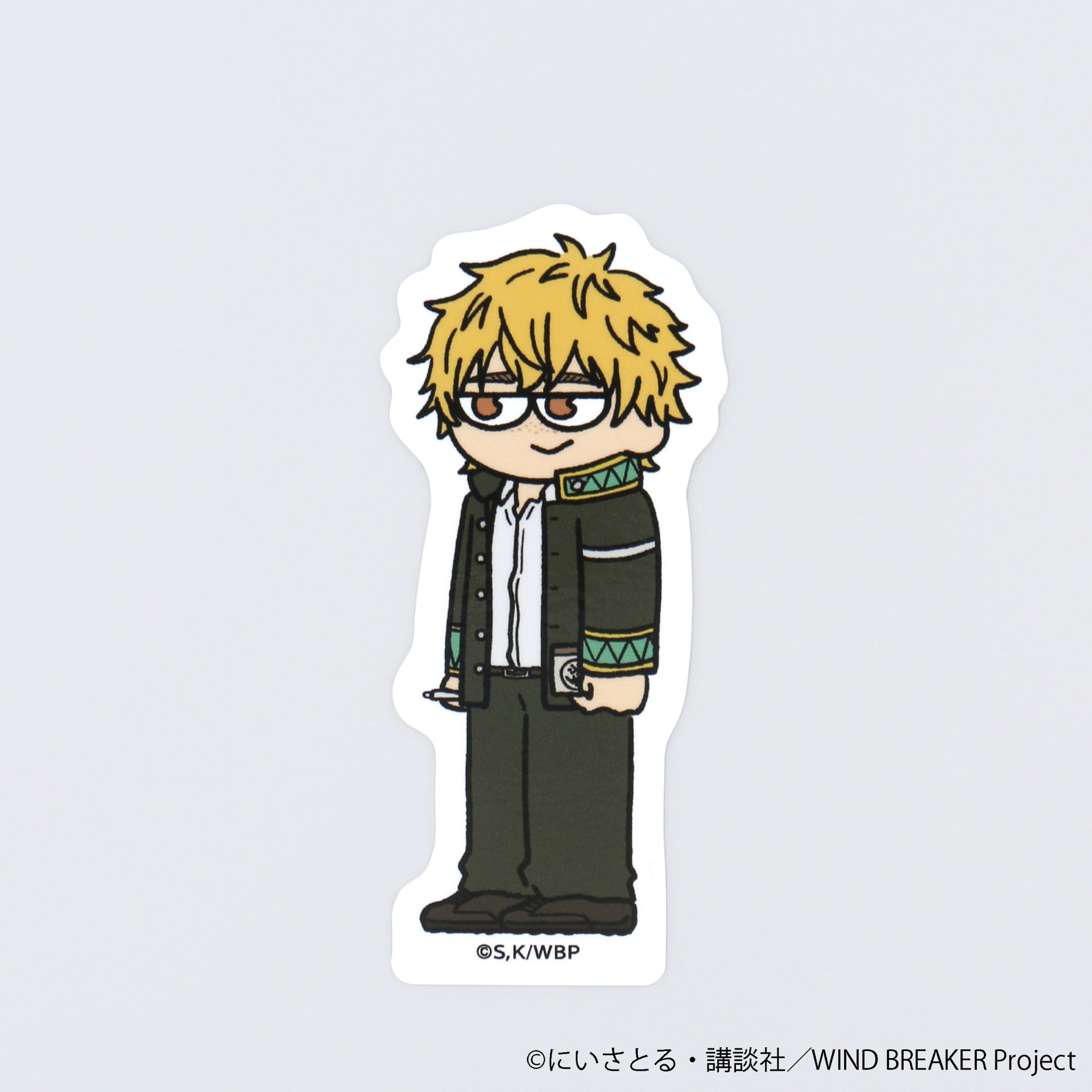 【ご予約7/14正午まで】WIND BREAKER ジロリ ダイカットステッカー 楡井 秋彦 <10月中旬頃発送予定>