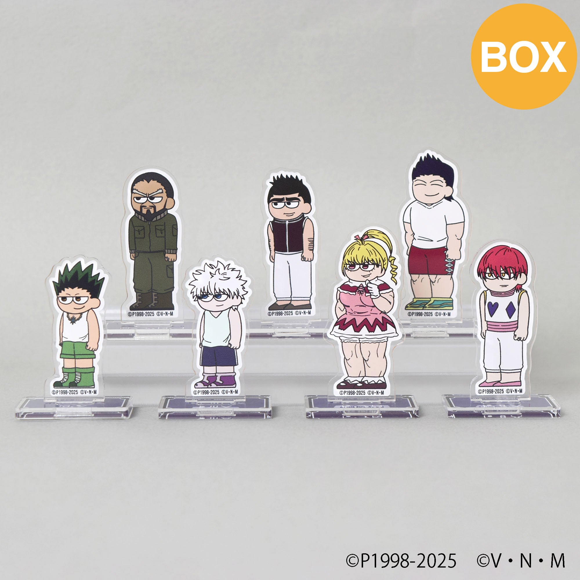 【ご予約5/8正午まで】HUNTER×HUNTER ジロリミニアクリルスタンド Vol.2 A (全7種) コンプリートBOX <7月下旬発送予定>
