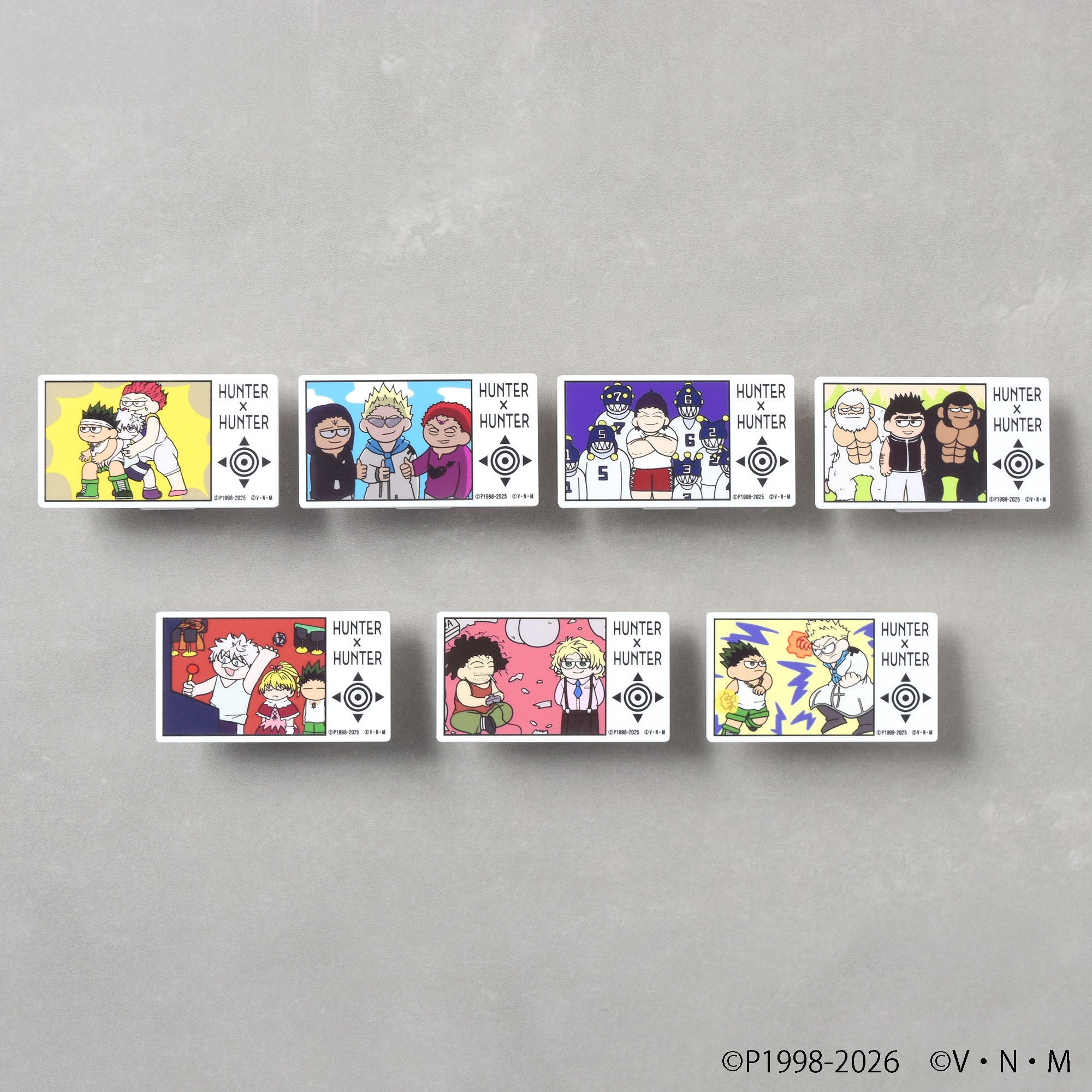 【ご予約5/8正午まで】HUNTER×HUNTER ジロリアクリルクリップ (ゴレイヌ&白い賢人&黒い賢人) <7月下旬発送予定>
