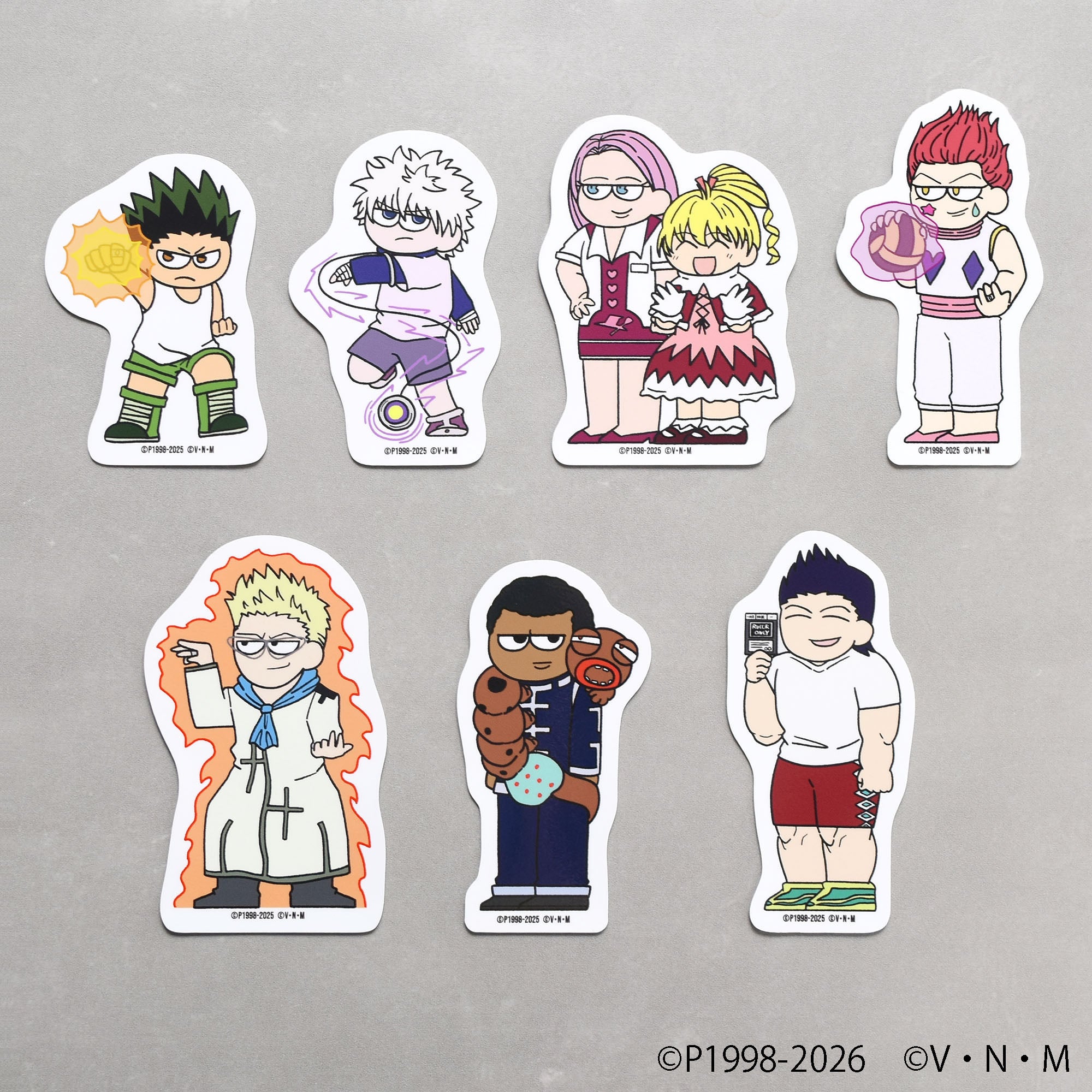 【ご予約5/8正午まで】HUNTER×HUNTER ジロリダイカットステッカー Vol.2 アベンガネ+念獣 <7月下旬発送予定>