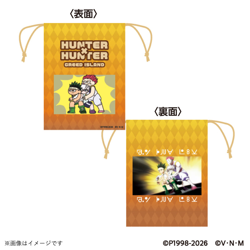 PochiMart】HUNTER×HUNTER プリント巾着 ゴン&キルア&ヒソカ【日本