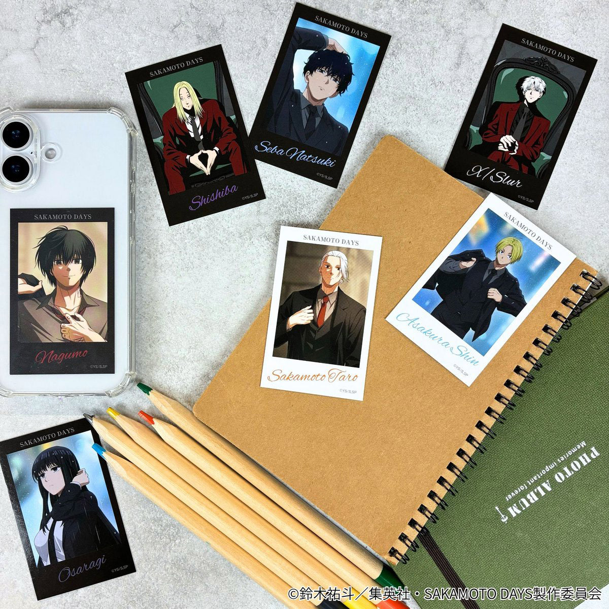 【ご予約10/29正午まで】SAKAMOTO DAYS限定 ブラインドフォトカード (1パック2枚入り・全34種) 全17パック コンプリートBOX <11月下旬発送予定>