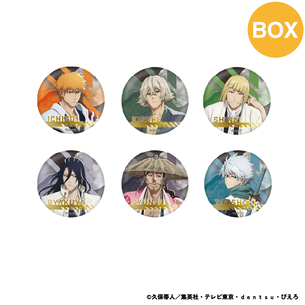【ご予約5/15正午まで】BLEACH 千年血戦篇 描き下ろし トレーディング 缶バッジ Vol.1 (全6種) コンプリートBOX <7月上旬発送予定>