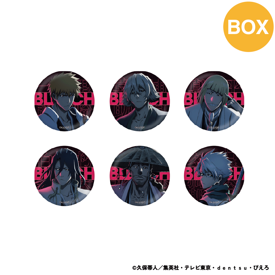 【ご予約5/15正午まで】BLEACH 千年血戦篇 描き下ろし トレーディング 缶バッジ Vol.3 (全6種) コンプリートBOX <7月上旬発送予定>
