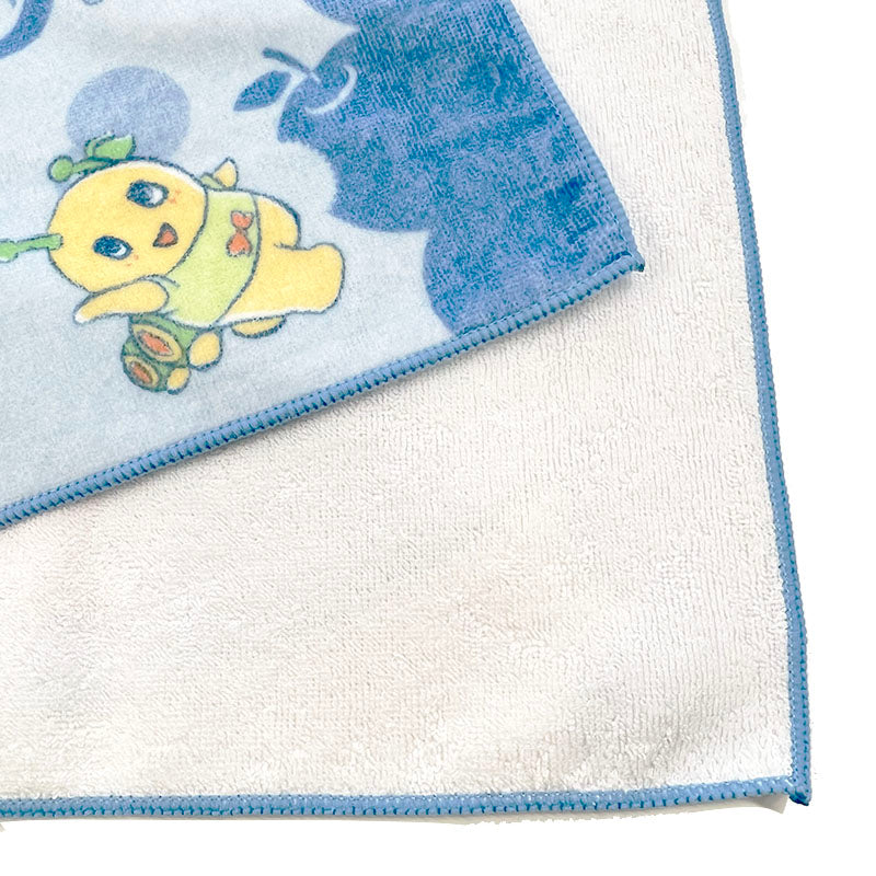 FL ふなっしーミニフェイスタオル(ブルー)