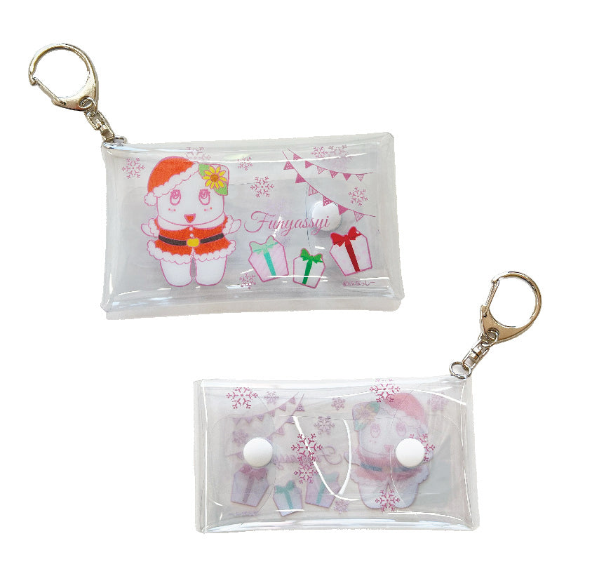FL クリアケースキーホルダー(サンタふにゃっしー)