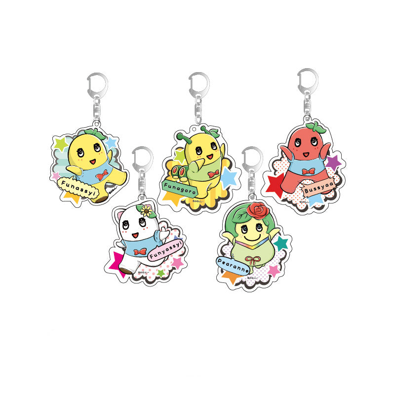 FL マガジンふなっしーアクリルキーホルダー(全5種)ブラインド
