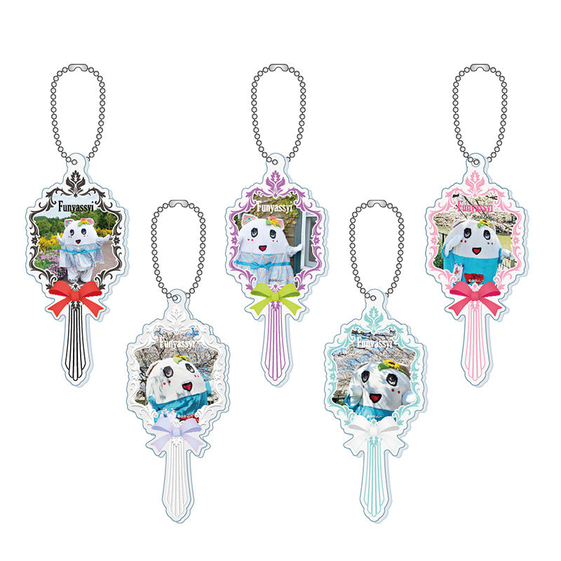 PochiMart】FL ふにゃっしー手鏡風アクリルチャーム（全5種