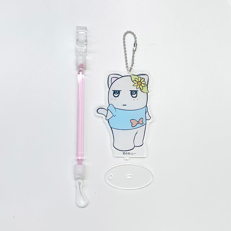 FL ジト目アクリルスティックキーホルダー(ふにゃっしー)