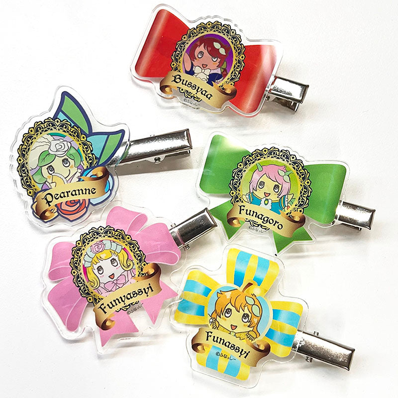FL なにわのヴェルサイユふなっしーアクリルヘアクリップ(全5種)ブラインド