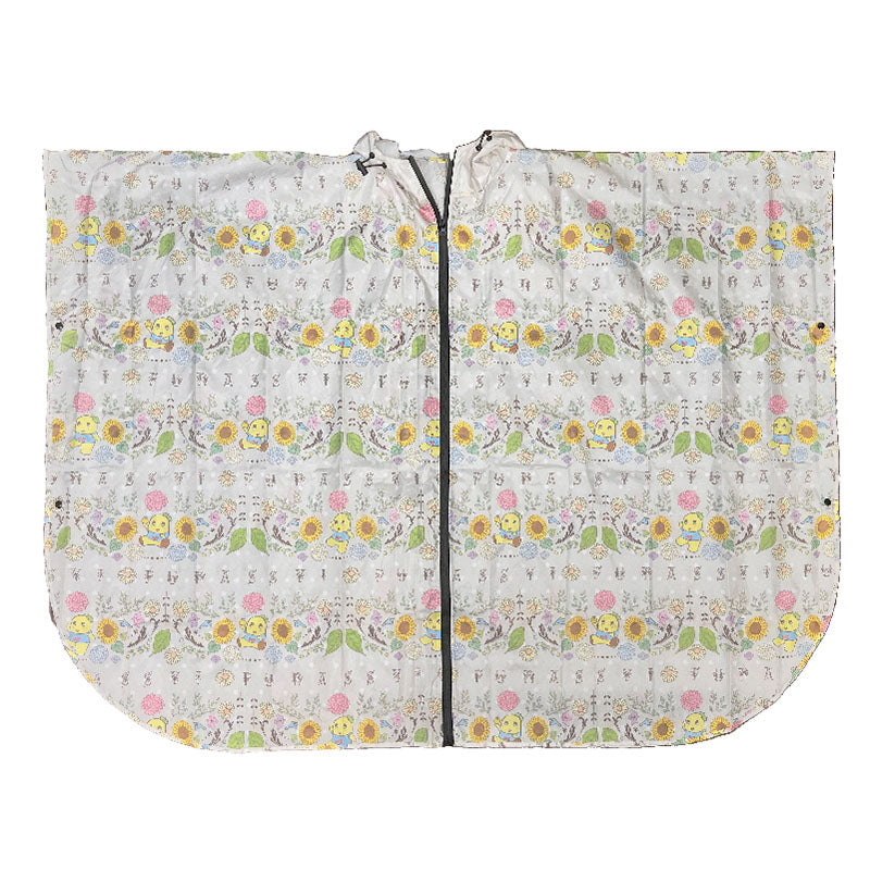 FL レインポンチョジッパー付き(フラワーふなっしー)