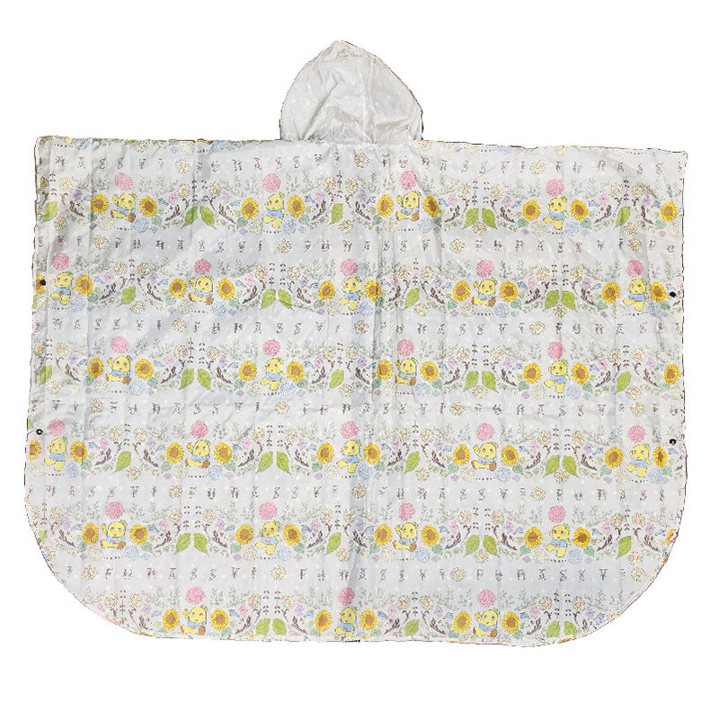 FL レインポンチョジッパー付き(フラワーふなっしー)