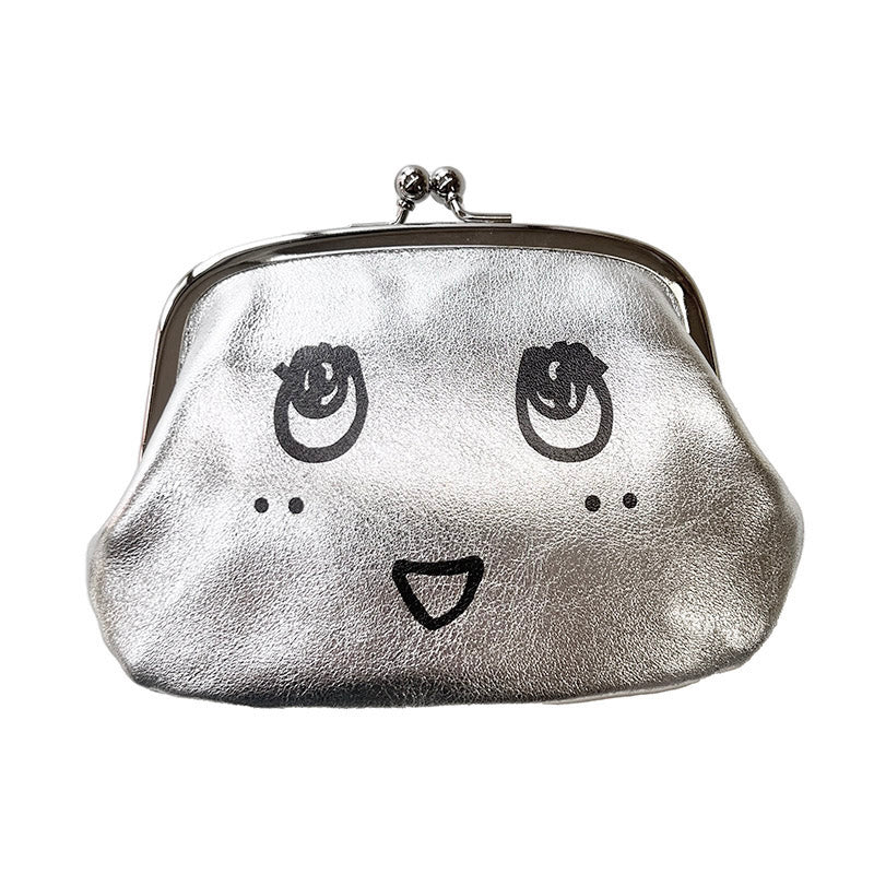 FL 本革ふなっしーがま口(シルバーカラー)