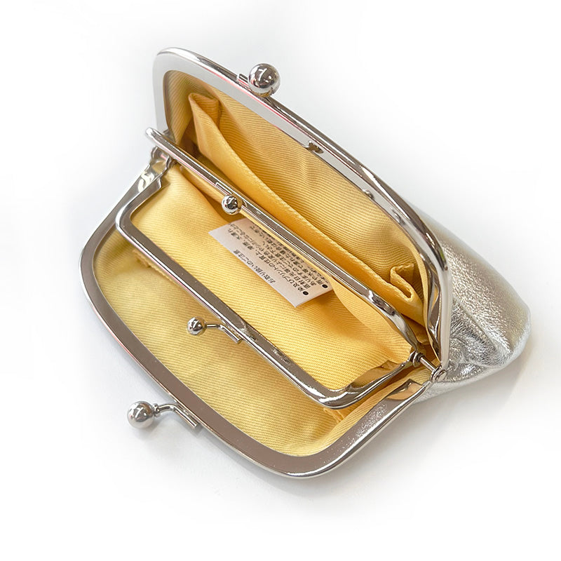 FL 本革ふなっしーがま口(シルバーカラー)